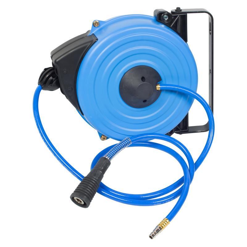 KING TONY Катушка автоматическая со шлангом высокого давления 8х12 мм, 10 м, полиуретановым, резьба 