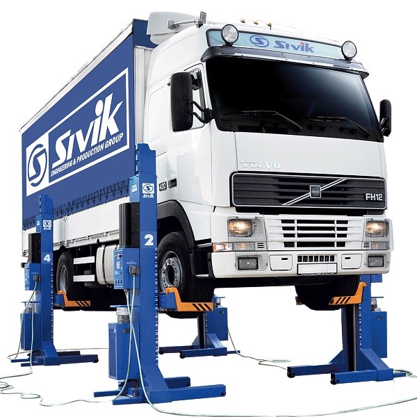 Подъемник передвижной электрогидравлически г/п 24т 4 стойки Sivik ПГП-24000/4