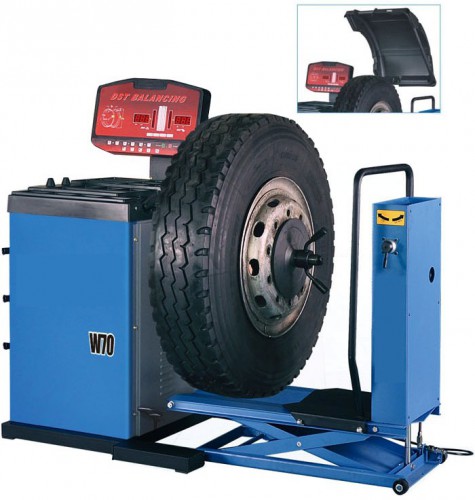 Балансировочный станок для колес грузовых автомобилей, с пневмолифтом ROSSVIK VT-70