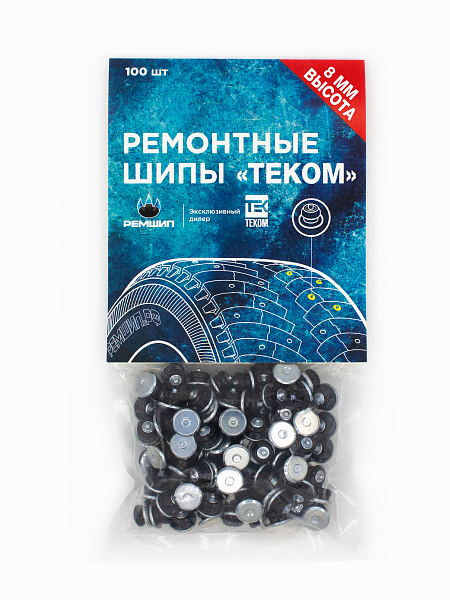 Шип 12-8-2ТР упаковка (100шт) ТЕКОМ