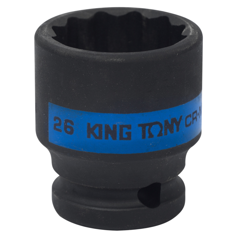 KING TONY Головка торцевая ударная двенадцатигранная 1/2", 26 мм  453026M