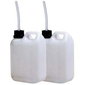 Две канистры для сбора тормозной жидкости и два шланга 1885 APAC