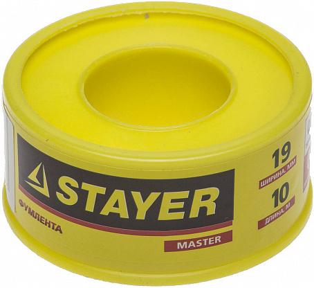 Фумлента Stayer "Master", плотность 0,40 г/см3, 0,075ммх19ммх10м 12360-19-040
