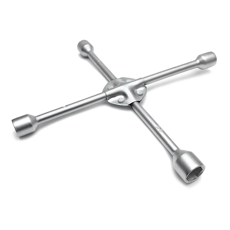 Ключ-крест баллонный, 17х19х21х22 мм, усиленный, толщина 16 мм 14244