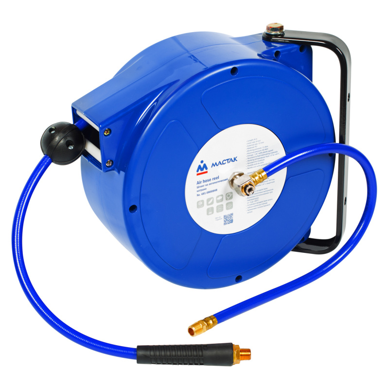 МАСТАК Шланг на автоматической катушке, 8х12 мм, 8 м, резьба 1/4",681-08008HR