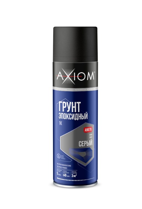 Грунт эпоксидный 1К серый 650 мл AXIOM A9679