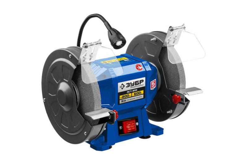 Профессиональный заточной станок d200 мм, 500 Вт, ЗУБР ПСТ-200