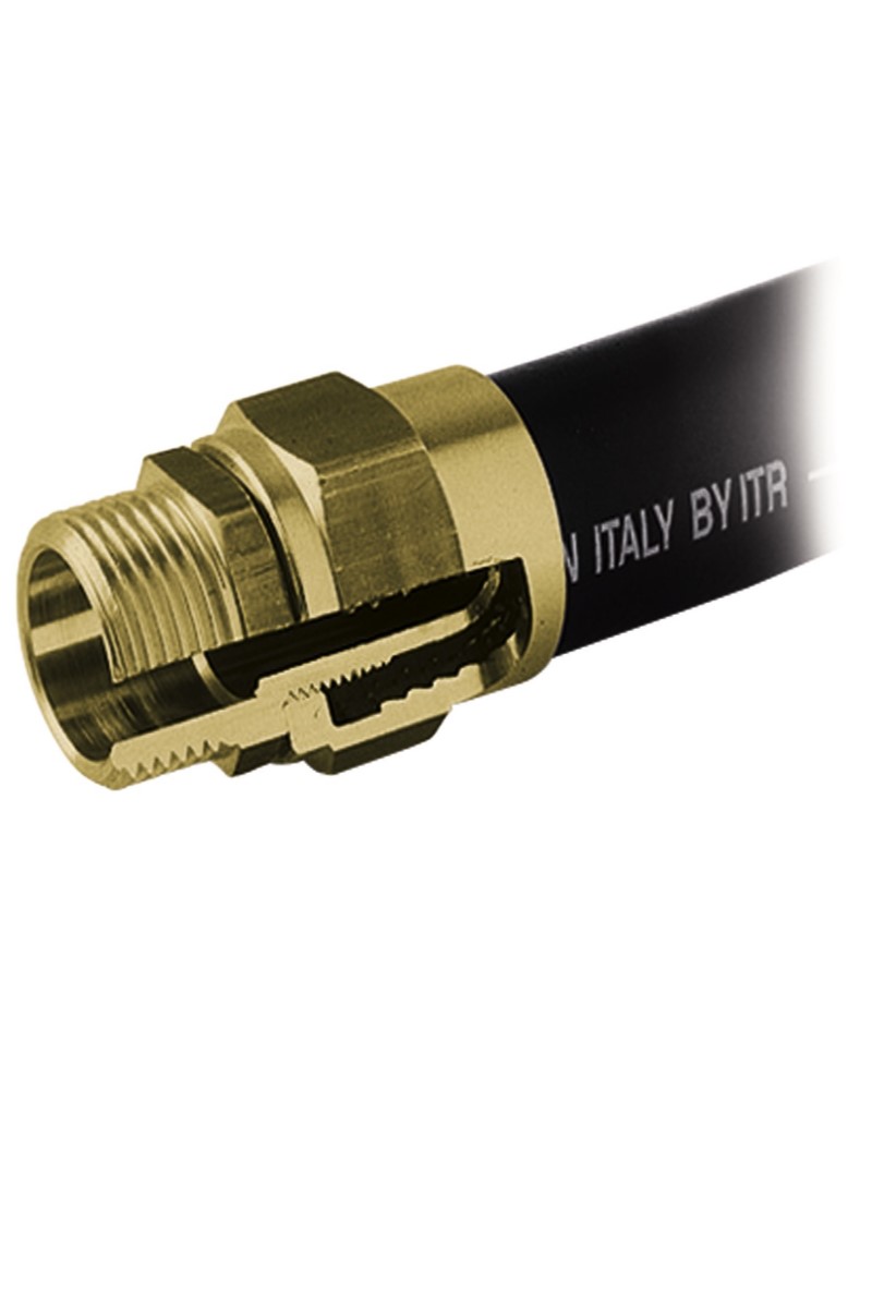 Самозажимной фитинг для шланга 19 мм (3/4"BSP x 32 мм)