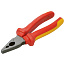 МАСТАК Плоскогубцы комбинированные 180 мм, диэлектрические, держатель 030-00180EH